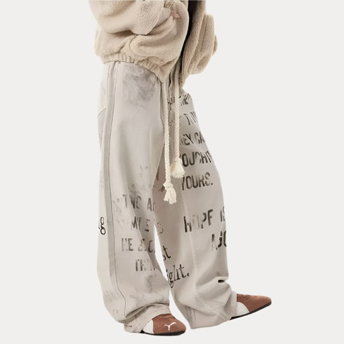 Graffiti Wide-leg jeans